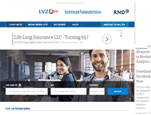 Tablet Screenshot of lvz-job.de